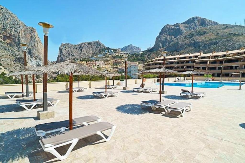 Pueblo Mascarat Con Vista Al Mar Apartment Altea la Vieja Luaran gambar